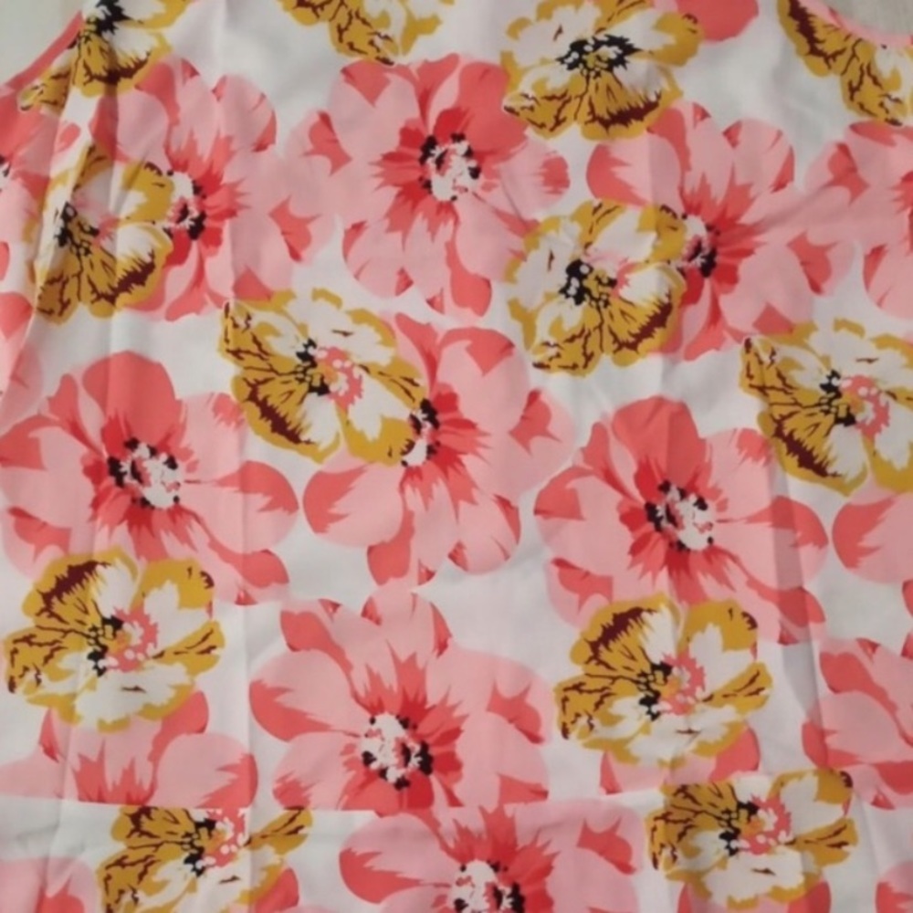 Floral Casual Sleeveless Shift Dress - Picture 7 of 9